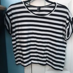 Striped crop top